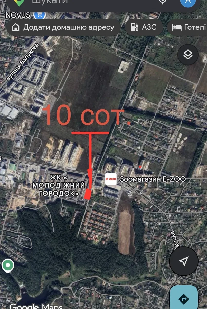 Ділянка 10 соток, Крюківщина: центральна каналізація, газ і вода - фото 2