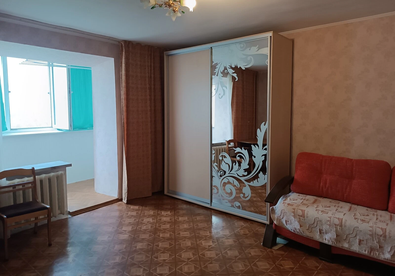 1-кімнатна квартира, Суворовський: цегляні стіни, бойлер, фото 3