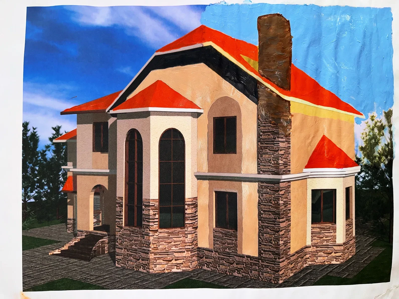 Будинок, Гореничі: гараж на 2 автомобілі, торг - фото 1