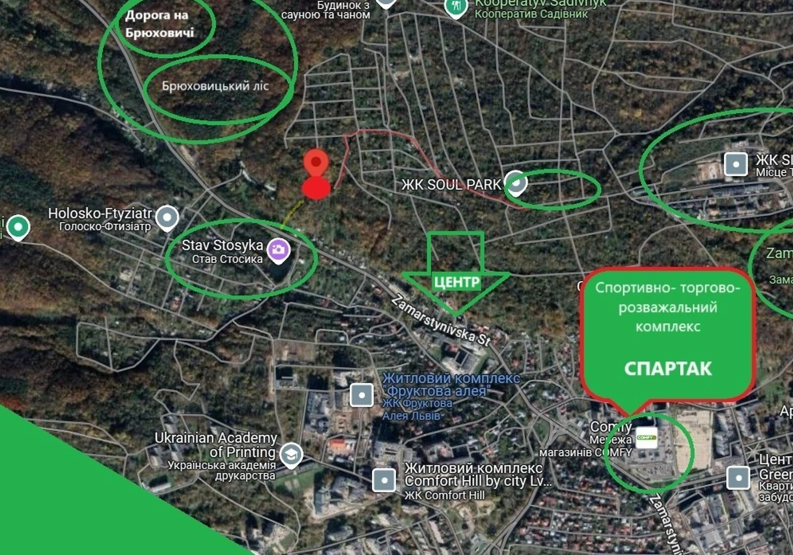 Ділянка 6 соток, Голоско: житлова забудова, під гараж - фото 3