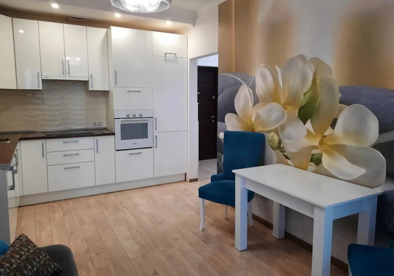 2-кімнатна квартира, Дарницький: кухня-студія, дизайнерський ремонт, фото 3