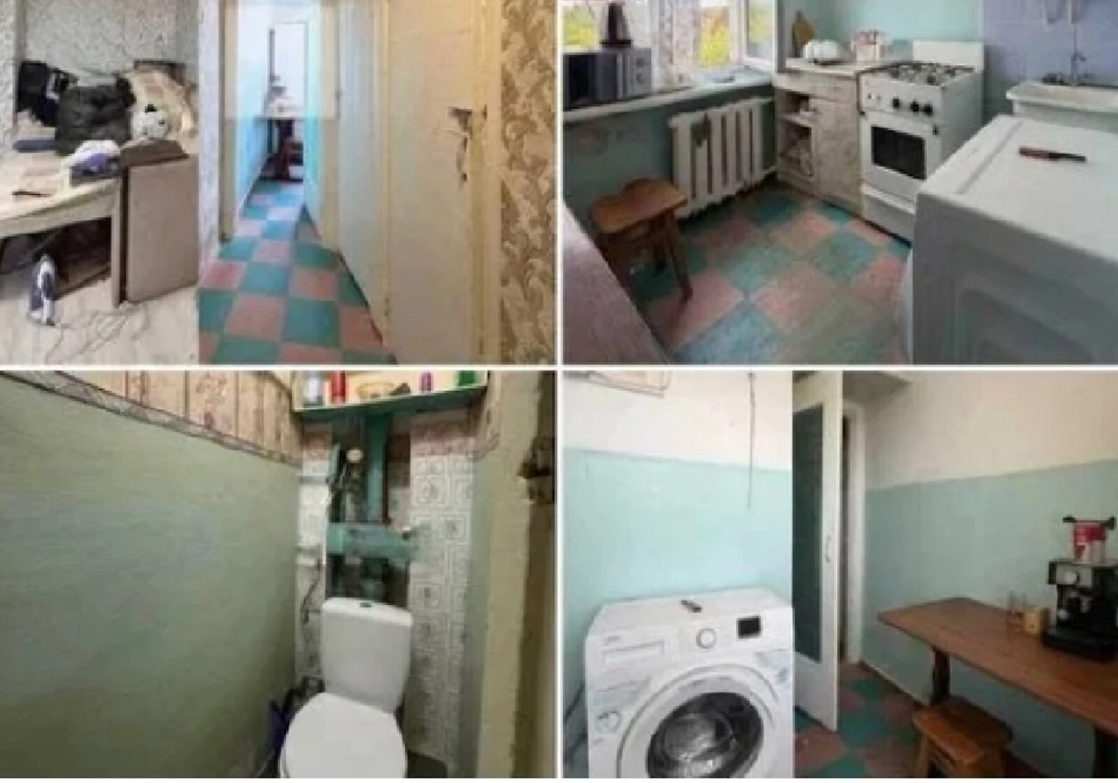 2-кімнатна квартира, Черемушки: косметичний ремонт, цегляні стіни - фото 2