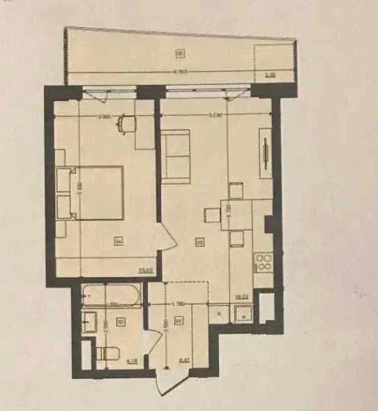 1-комнатная квартира в ЖК Lake View: озеро, паркоместо, рассрочка, фото 3