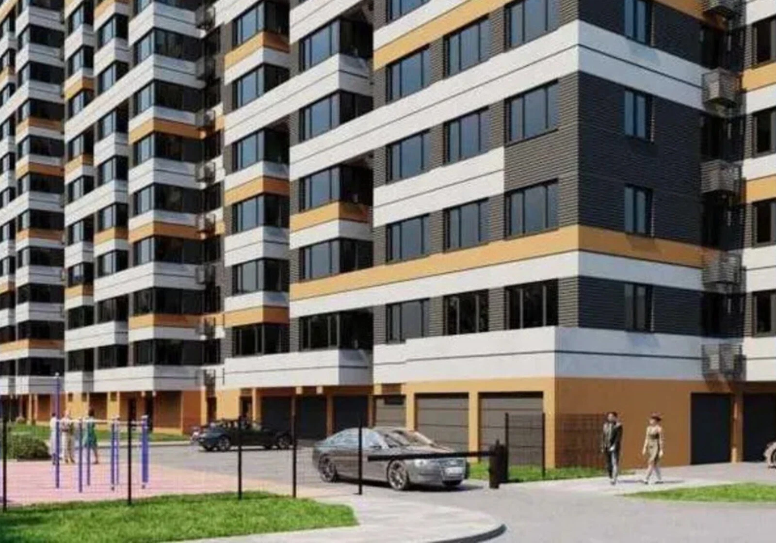1-кімнатна квартира, Мандриківка: будинок 2024 року, закритий двір - фото 1