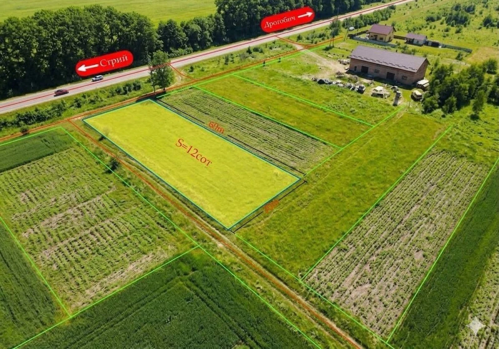 Ділянка 12 соток, Нежухів: під житлову забудову, електрика і газ, фото 4