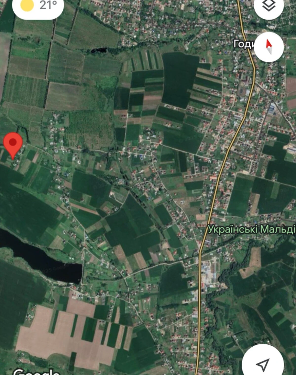 Ділянка 13.64 соток, Великий Кучурів: чорнозем, газ і світло - фото 2