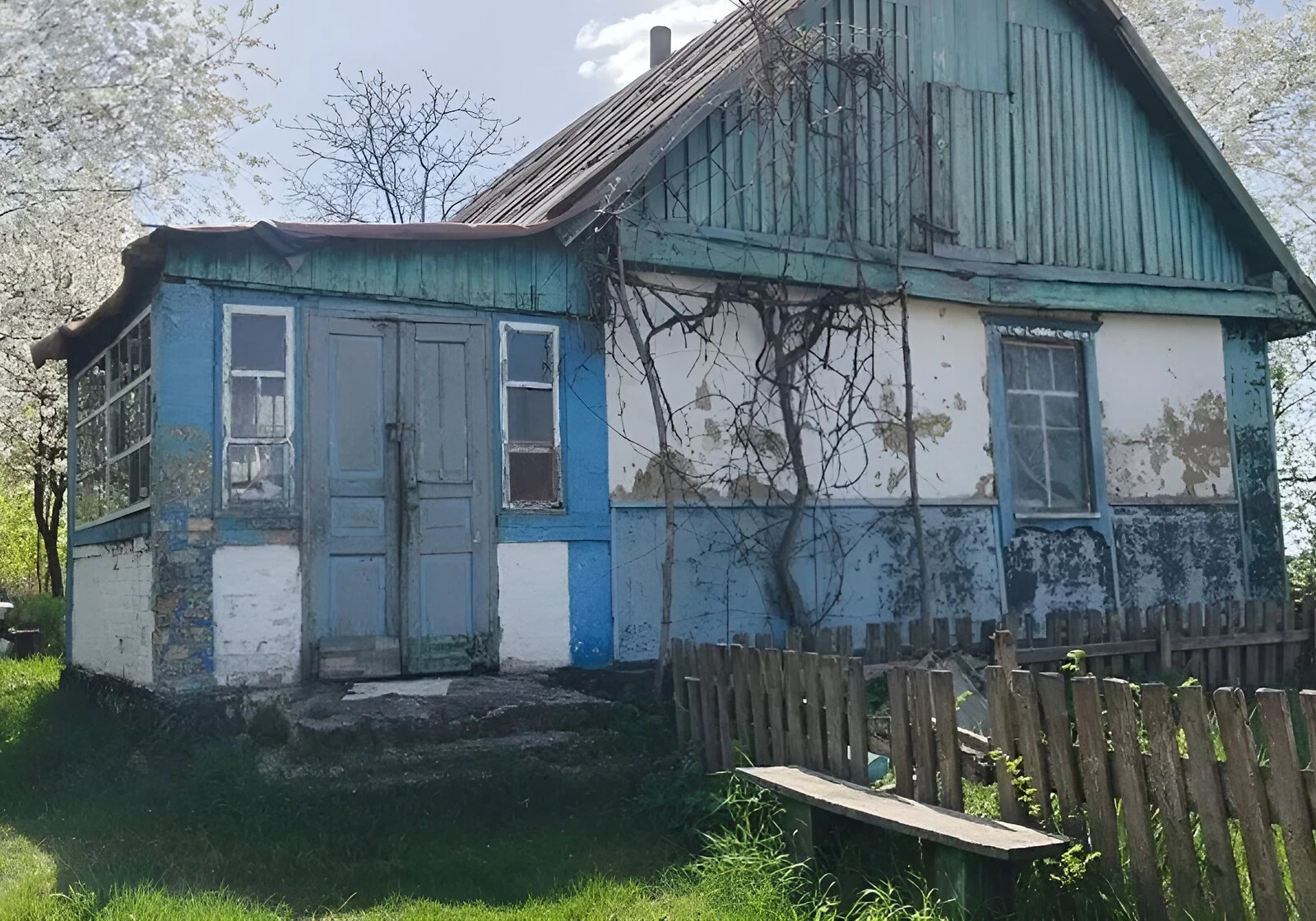 Дача, Великая Офирня: 15 соток, шиферная крыша - фото 1
