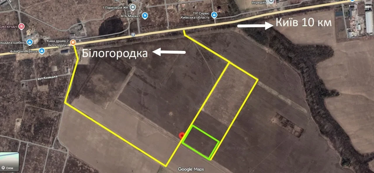 Ділянка 90 соток, Святопетрівське: до 10 км від Києва, два фасади - фото 2