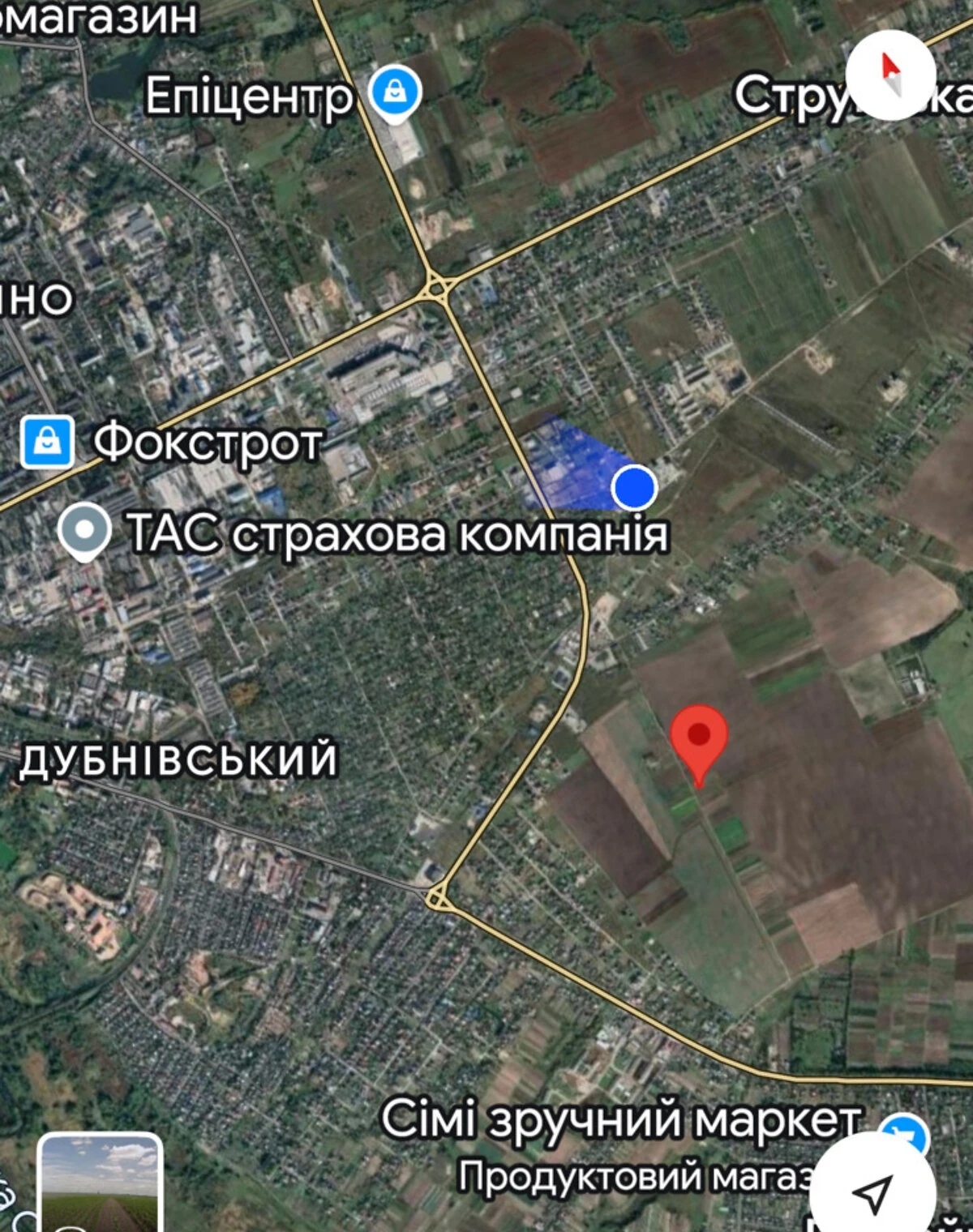 Ділянка 25 соток, Підгайці: сільськогосподарське призначення, 100 × 25 м - фото 1