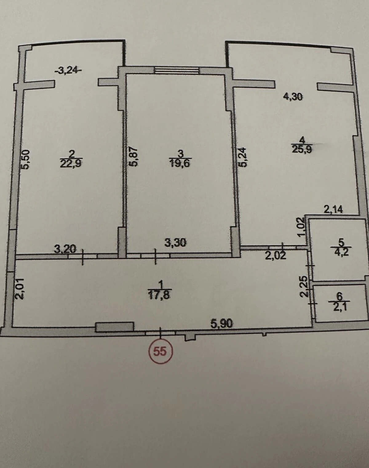 2-кімнатна квартира, 33 мікрорайон: не використовувалась після побудови, торг - фото 2
