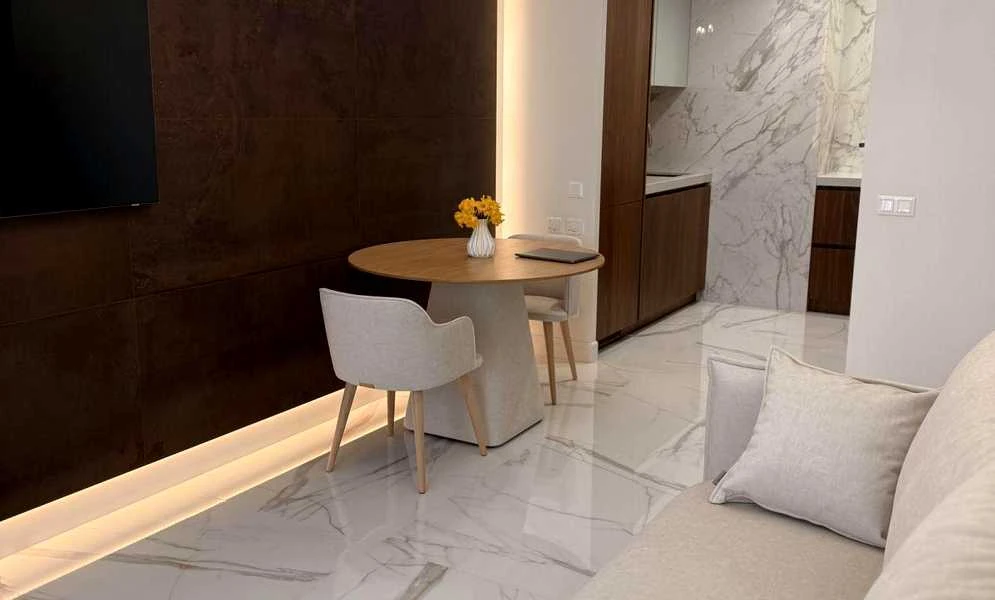 1-кімнатна квартира у ЖК Manhattan City: кухня 22 м², тепла підлога, фото 5