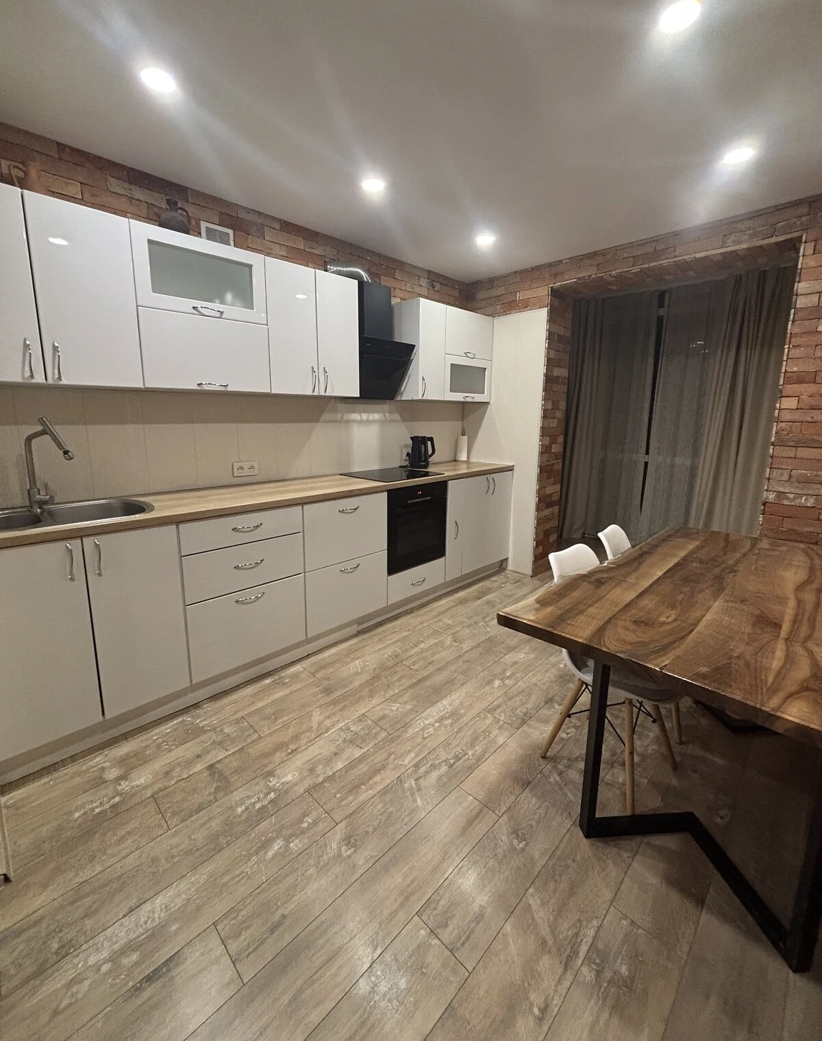 1-кімнатна квартира, Амур: кухня-студія, стиль loft - фото 1