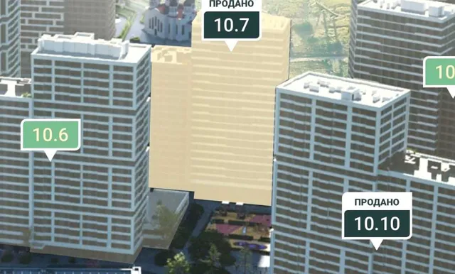 1-комнатная квартира в ЖК Варшавський 3: терраса, вид на лес, фото 5