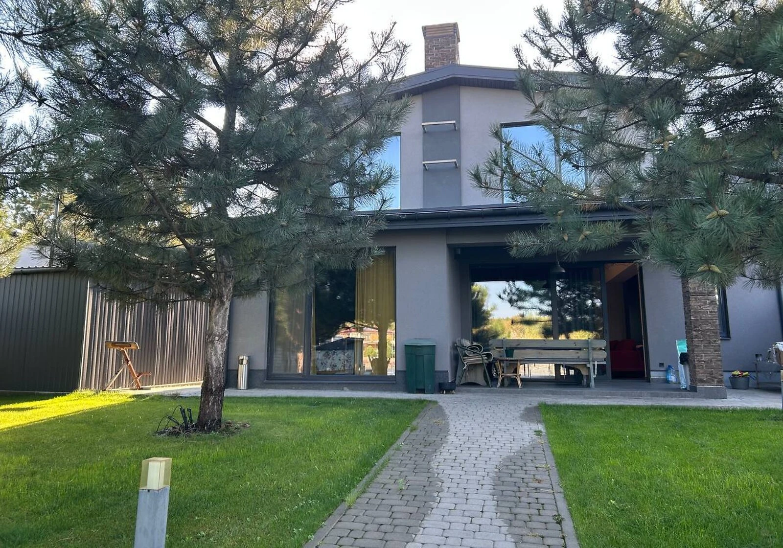 Дуплекс, Обухівка: тераса, панорамні вікна, свердловина, фото 5