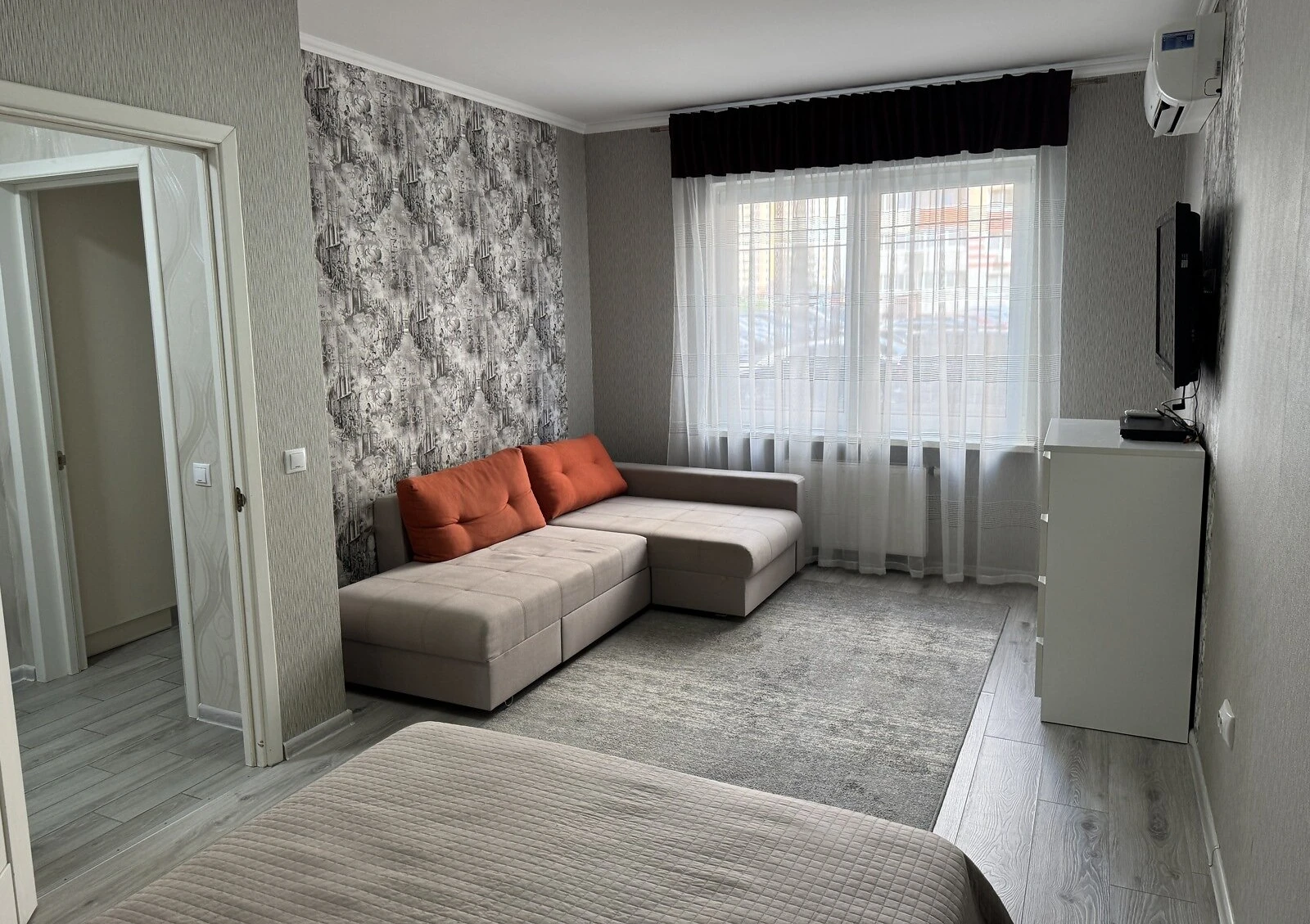 1-кімнатна квартира, Осокорки: євроремонт, метро Осокорки - фото 3