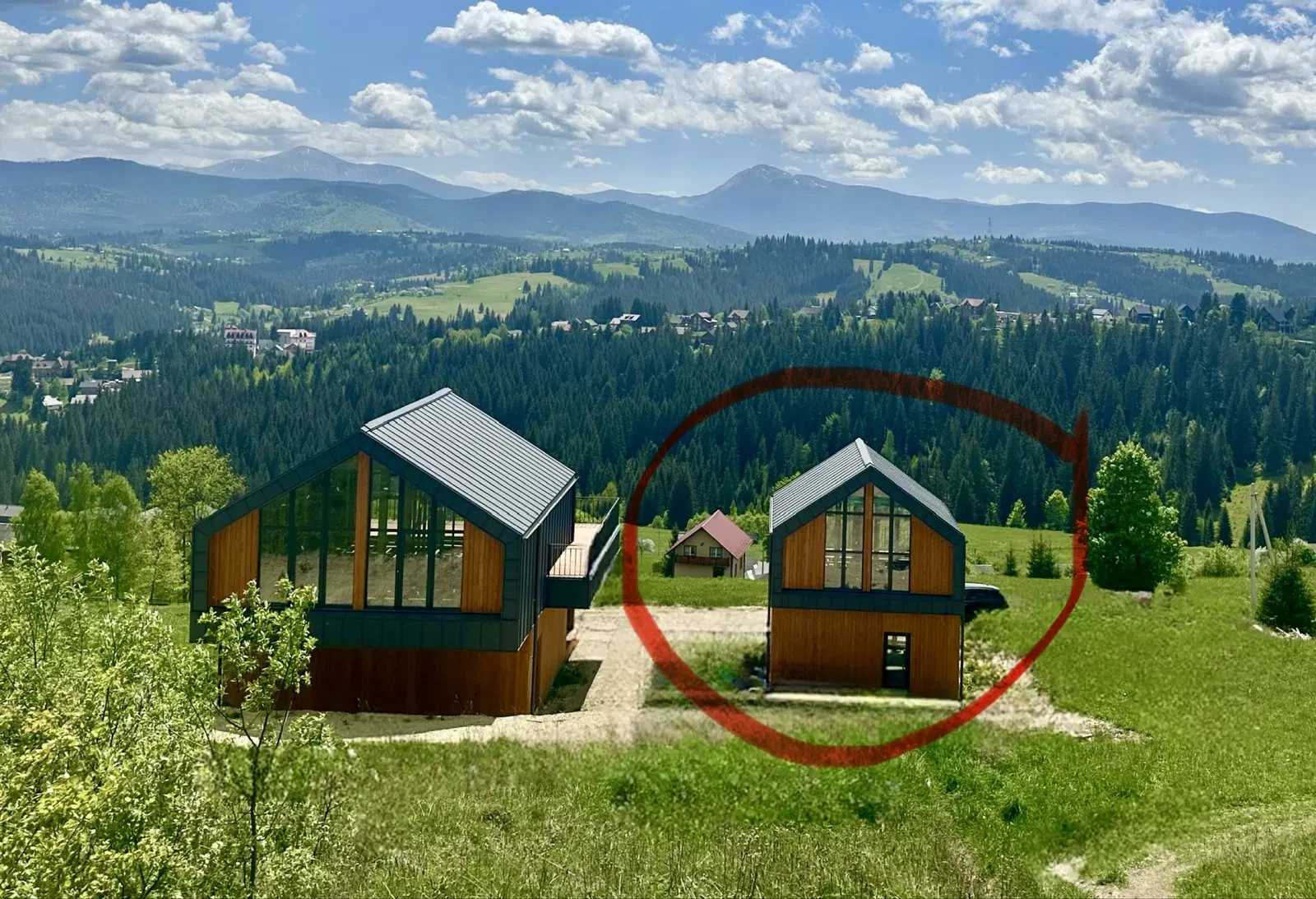 Котедж, Яблуниця: панорама на Говерлу та Петрос, 4 км від Буковелю - фото 3