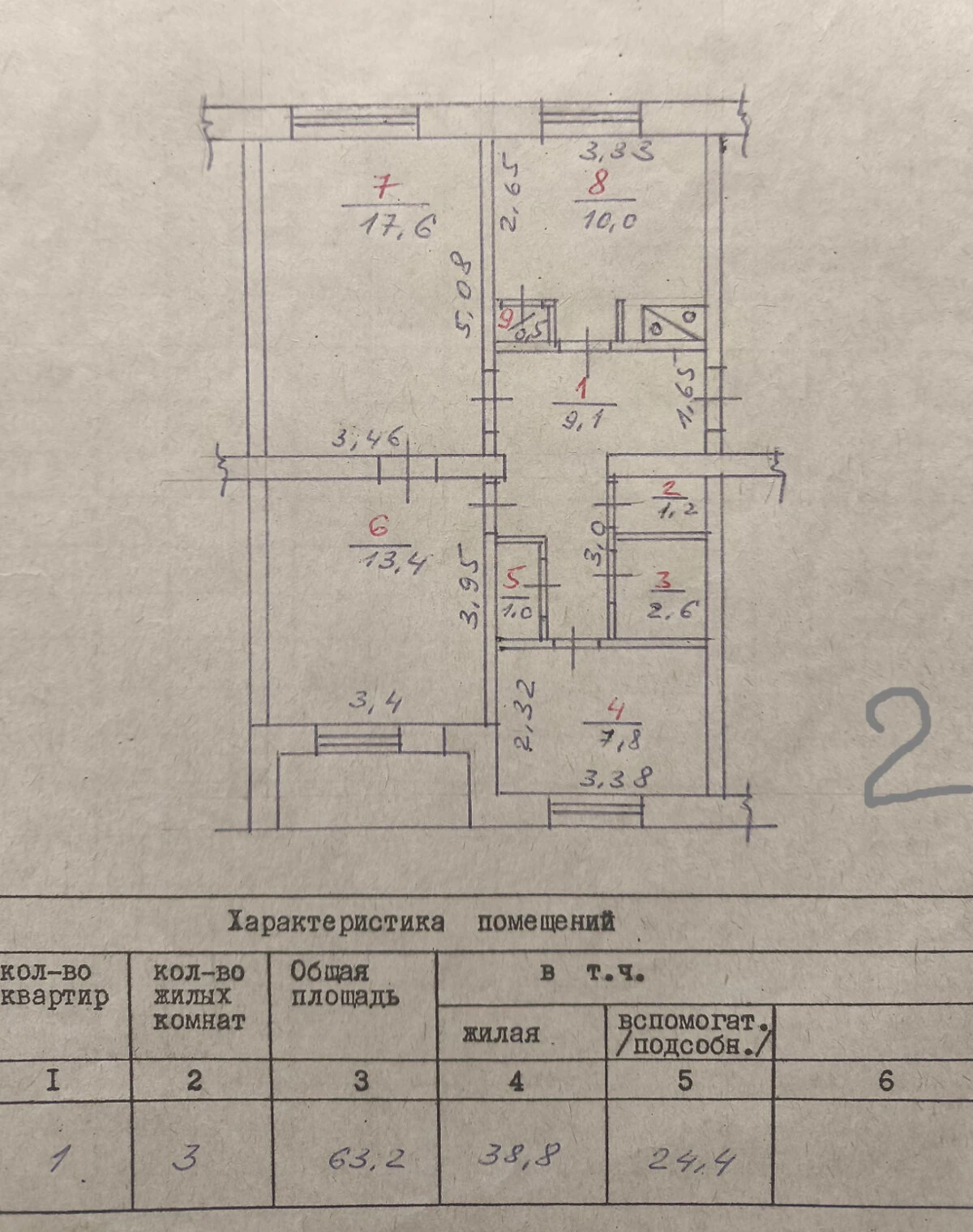 3-комнатная квартира, Добровеличковка: укрытие, торг возможен, фото 2