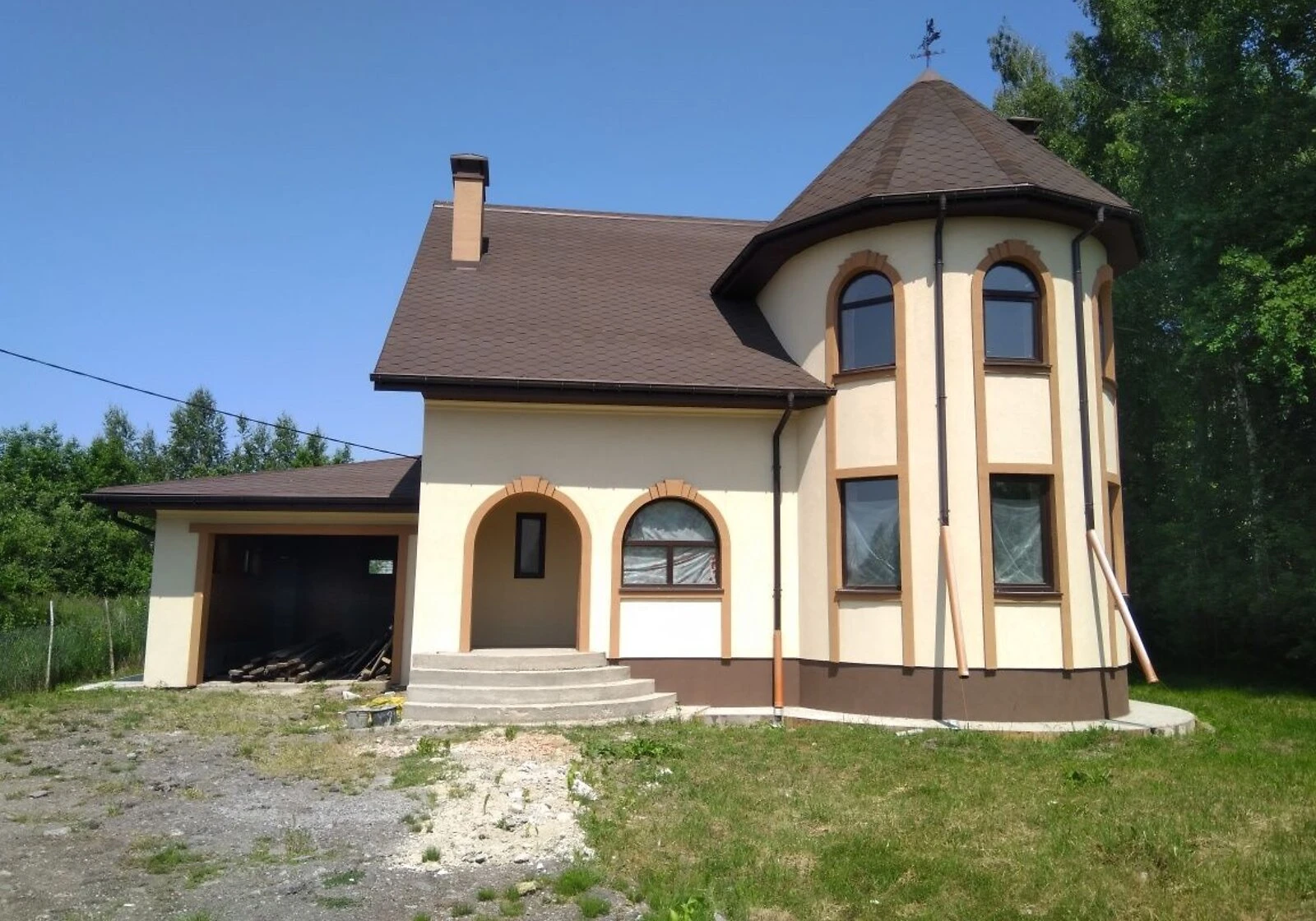 Дом, Тетеревка: 6 комнат, кирпичные стены, централизованное отопление, фото 2