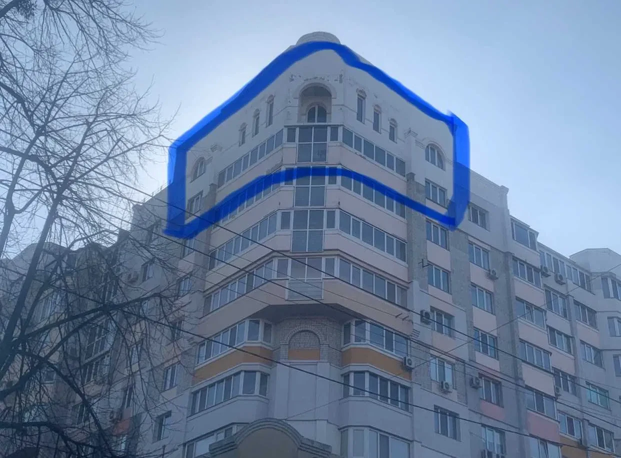 Пентхаус, Черкаси: два рівні, дах до 40 м², панорамні вікна