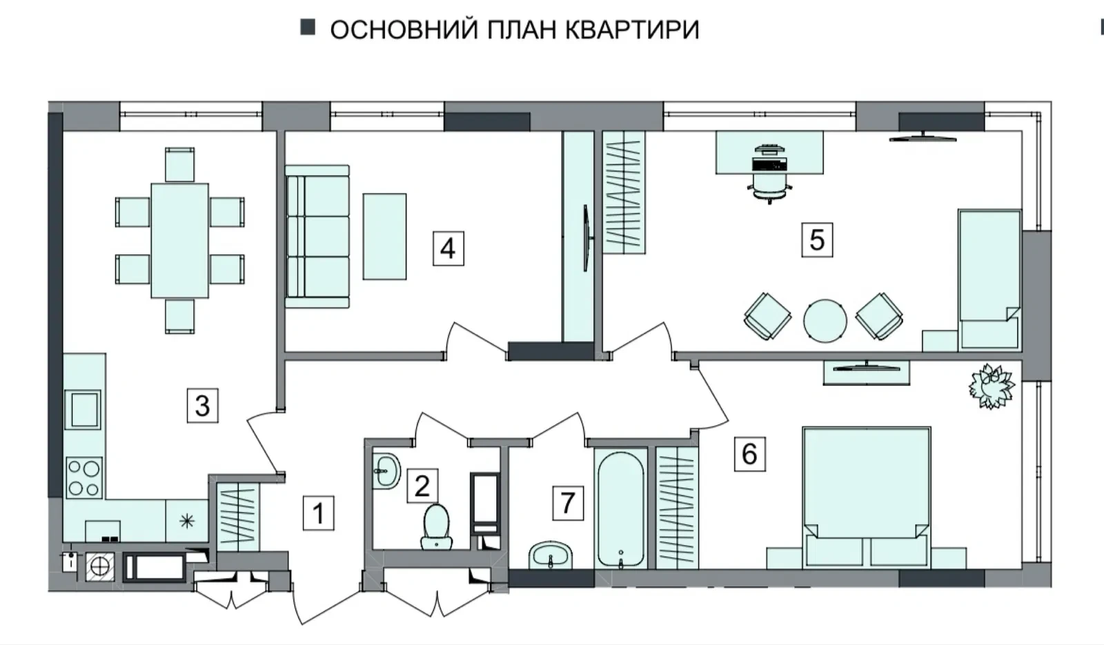 3-кімнатна квартира у ЖК Євромісто 2: під чистову, переуступка - фото 3