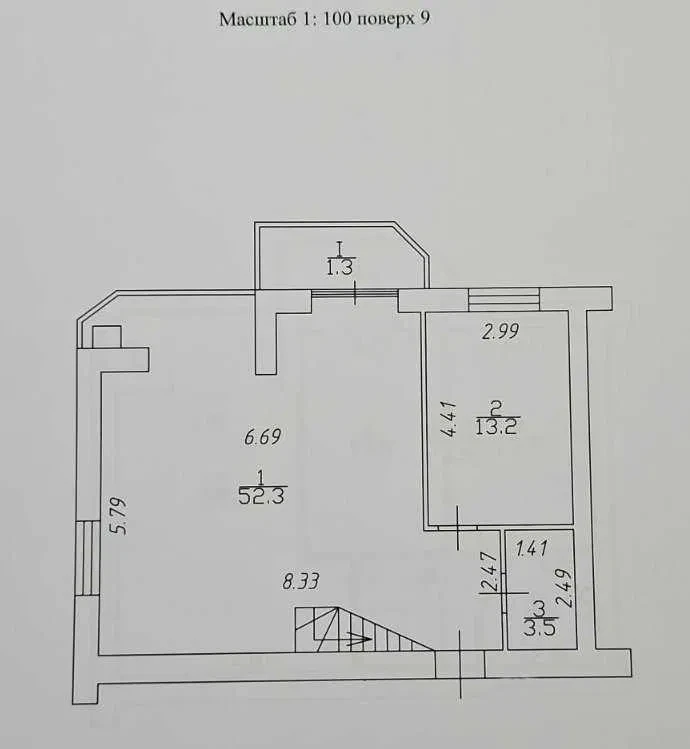 5-кімнатна квартира, Чернігів: дворівнева, єОселя, вид на церкву - фото 3
