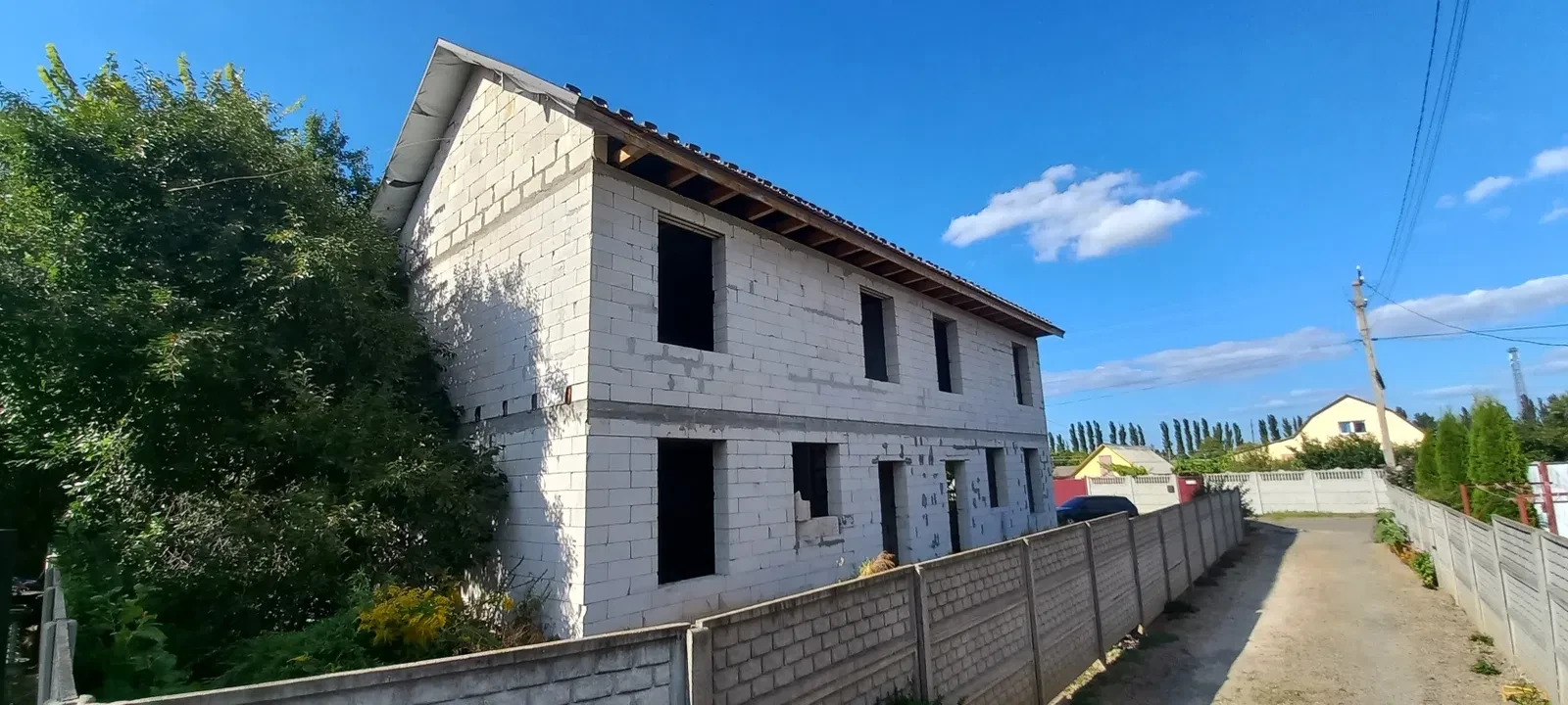Таунхаус, Бородянка: дім на два дуплекси, підведене світло - фото 1