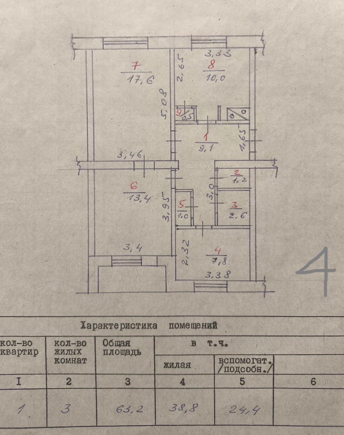 3-комнатная квартира, Добровеличковка: укрытие, торг возможен, фото 4