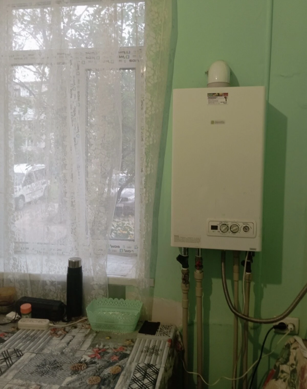 2-кімнатна квартира, Охтирка: євроремонт, двоконтурний котел