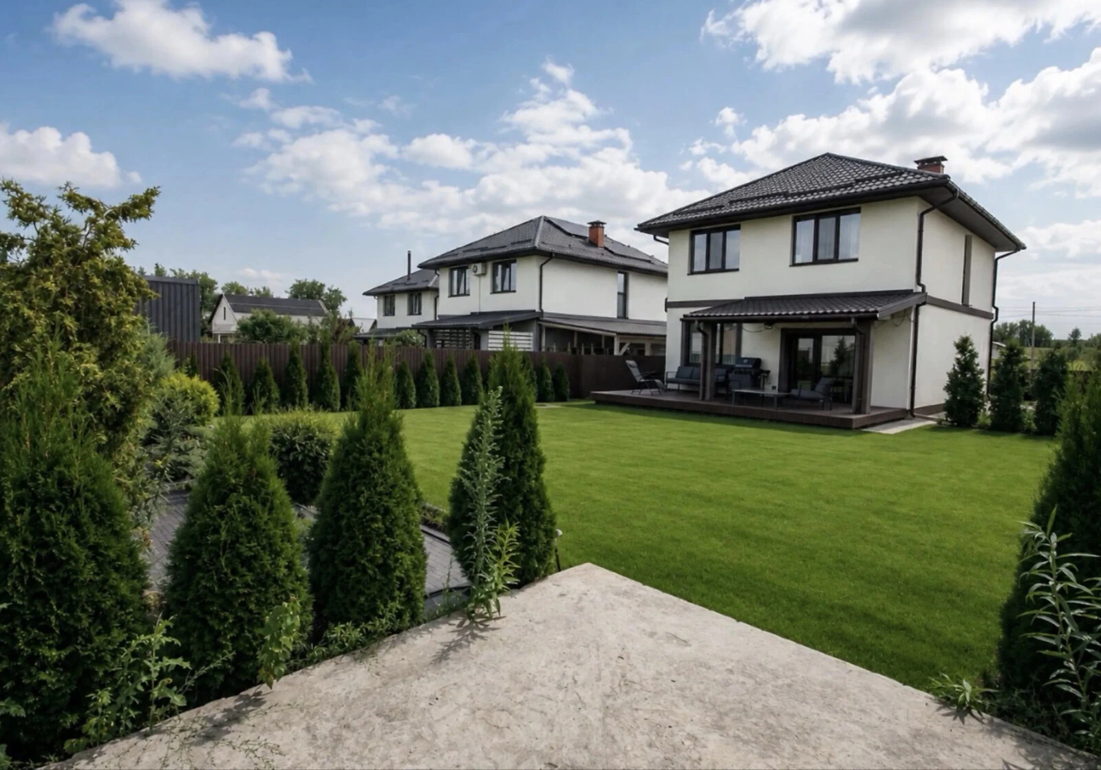Будинок, Іванковичі: дизайнерське оформлення, тераса, свердловина, фото 2