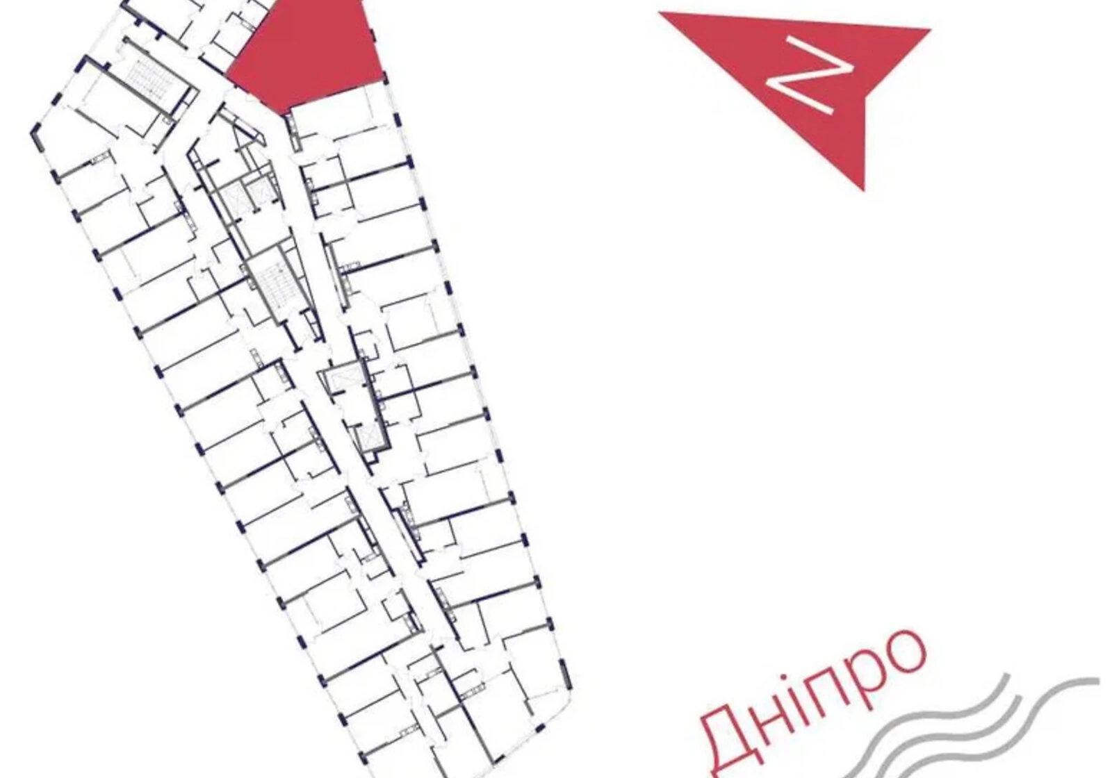 3-комнатная квартира, Киев: кухня-студия, новостройка, фото 3