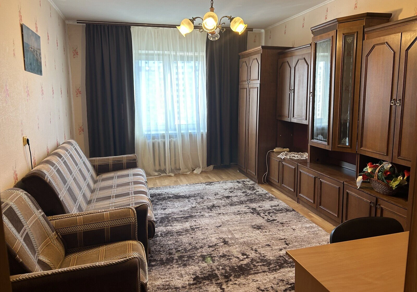 1-комнатная квартира, Позняки: резервное питание, панорамные окна - фото 1