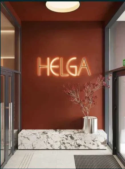 1-комнатная квартира в ЖК HELGA: бизнес-класс, газовое отопление