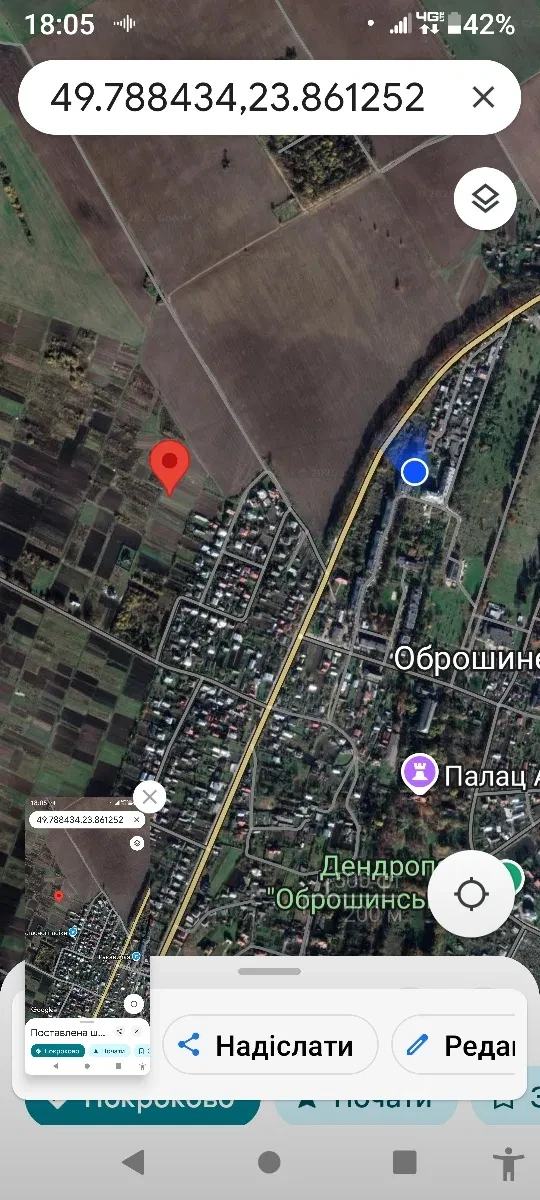 Ділянка 5 соток, Оброшине: під ОСГ, 4.093 соток приватизовано - фото 3