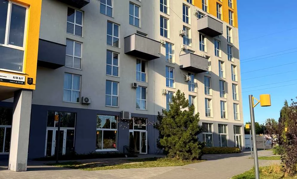 1-кімнатна квартира, Залізничний: вид на місто, кухня-студія, фото 2