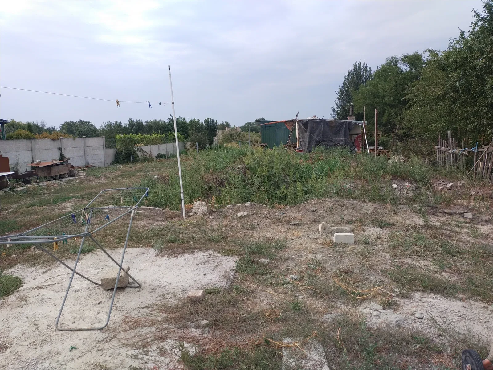 Участок 10 соток, Павлоград: мобильный домик, скважина, электричество, фото 5