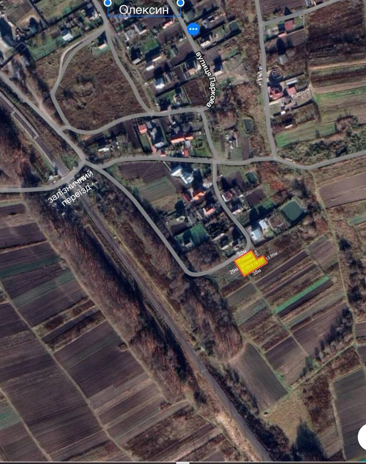 Ділянка 10.13 соток, Великий Олексин: під забудову, чорнозем - фото 2