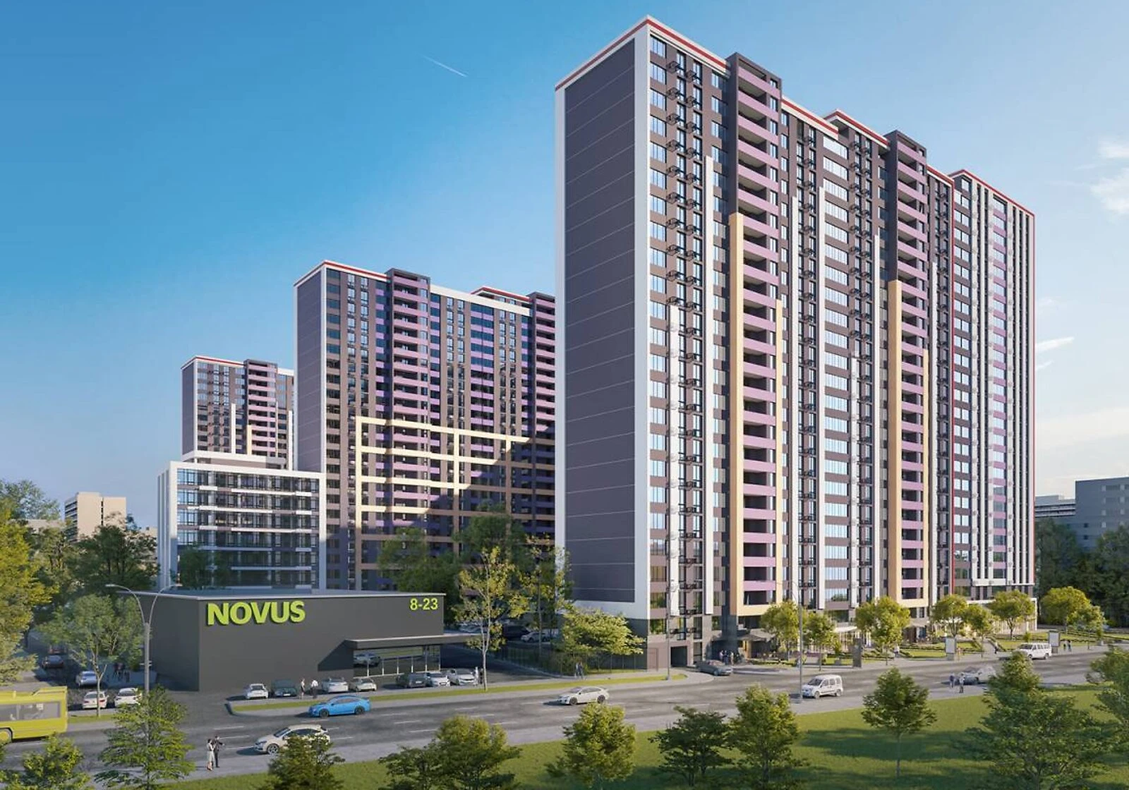 2-кімнатна квартира, Чоколівка: кухня-студія, будинок 2023 року - фото 1