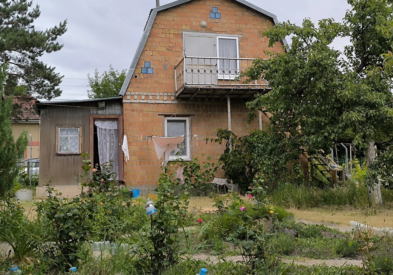 Дача, Новоселовка (Новомосковск): беседка, 12 соток, гараж во дворе - фото 1