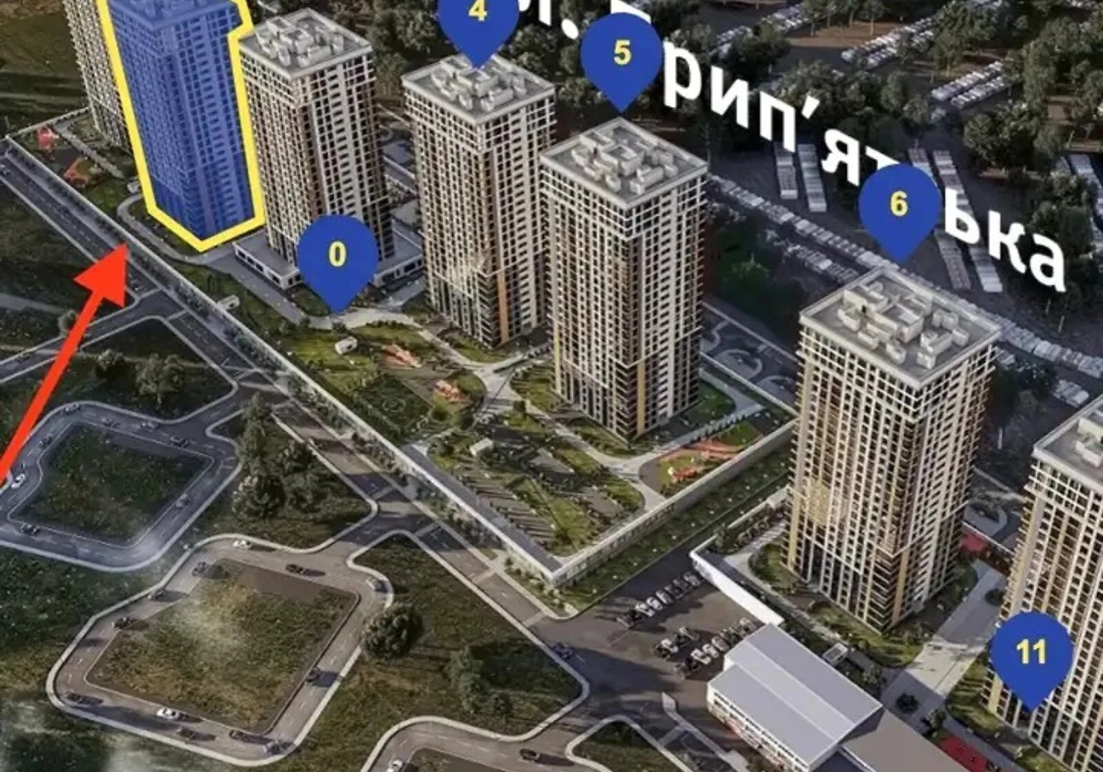 2-кімнатна квартира на вулиці Причальна: будинок 2024 року, закритий двір - фото 3