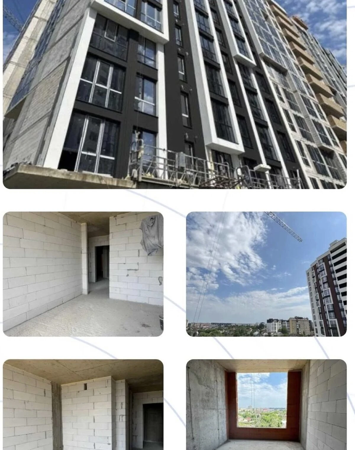 1-комнатная квартира, Ивано-Франковск: закрытый двор, дом 2023 года - фото 4