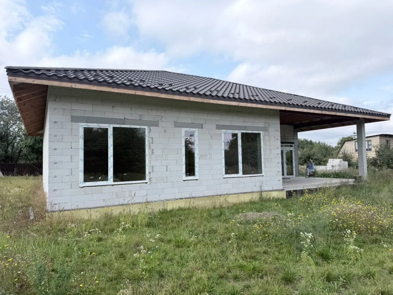 Дом, Кожуховка: терраса 35 м², 30 соток, лес и озеро - фото 1