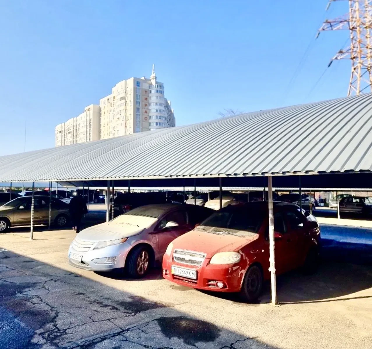 Паркоместо, Киевский: крытый паркинг, новая крыша, охрана, фото 3