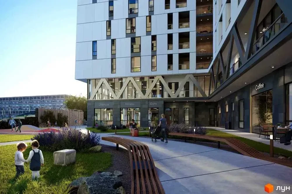 1-комнатная квартира в ЖК Lake View: озеро, паркоместо, рассрочка, фото 5