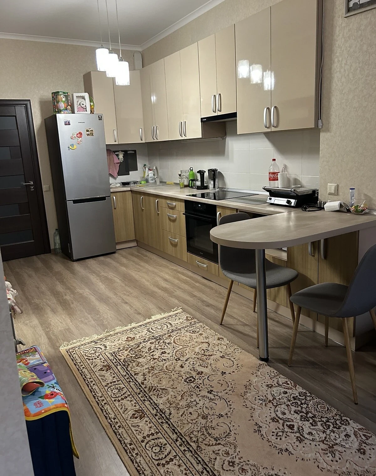 1-комнатная квартира, Заречный: кухня-студия, евроремонт, фото 2