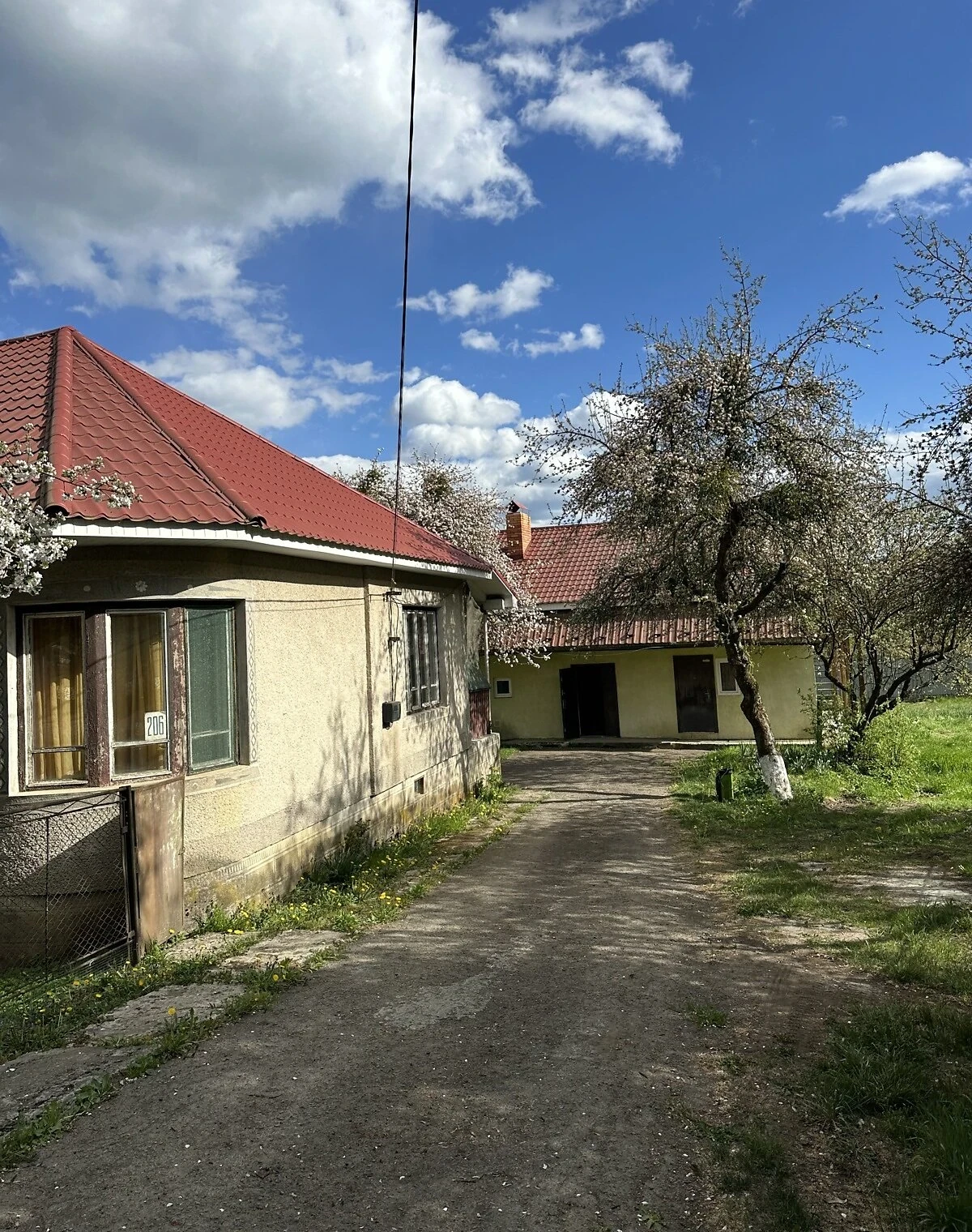 Будинок, Плоске: гараж, бесідка, джерело