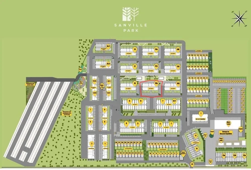 1-комнатная квартира в ЖК Sanville Park: паркоместо, потолок 4,6 м - фото 2