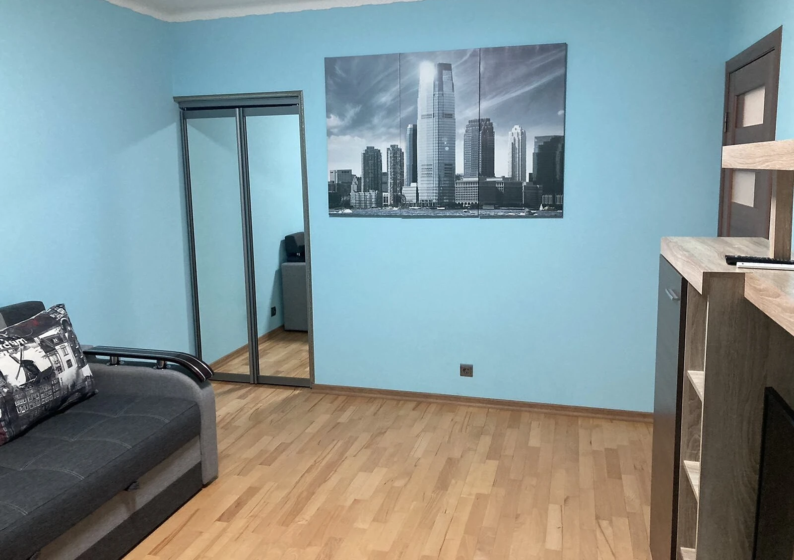 1-кімнатна квартира, Новий: індивідуальне газове опалення, підігрів підлоги - фото 1