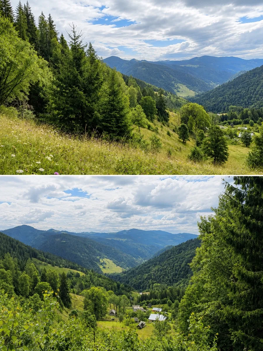 Ділянка 60 соток, Верховина: панорама на гори, гора Кострич, фото 4