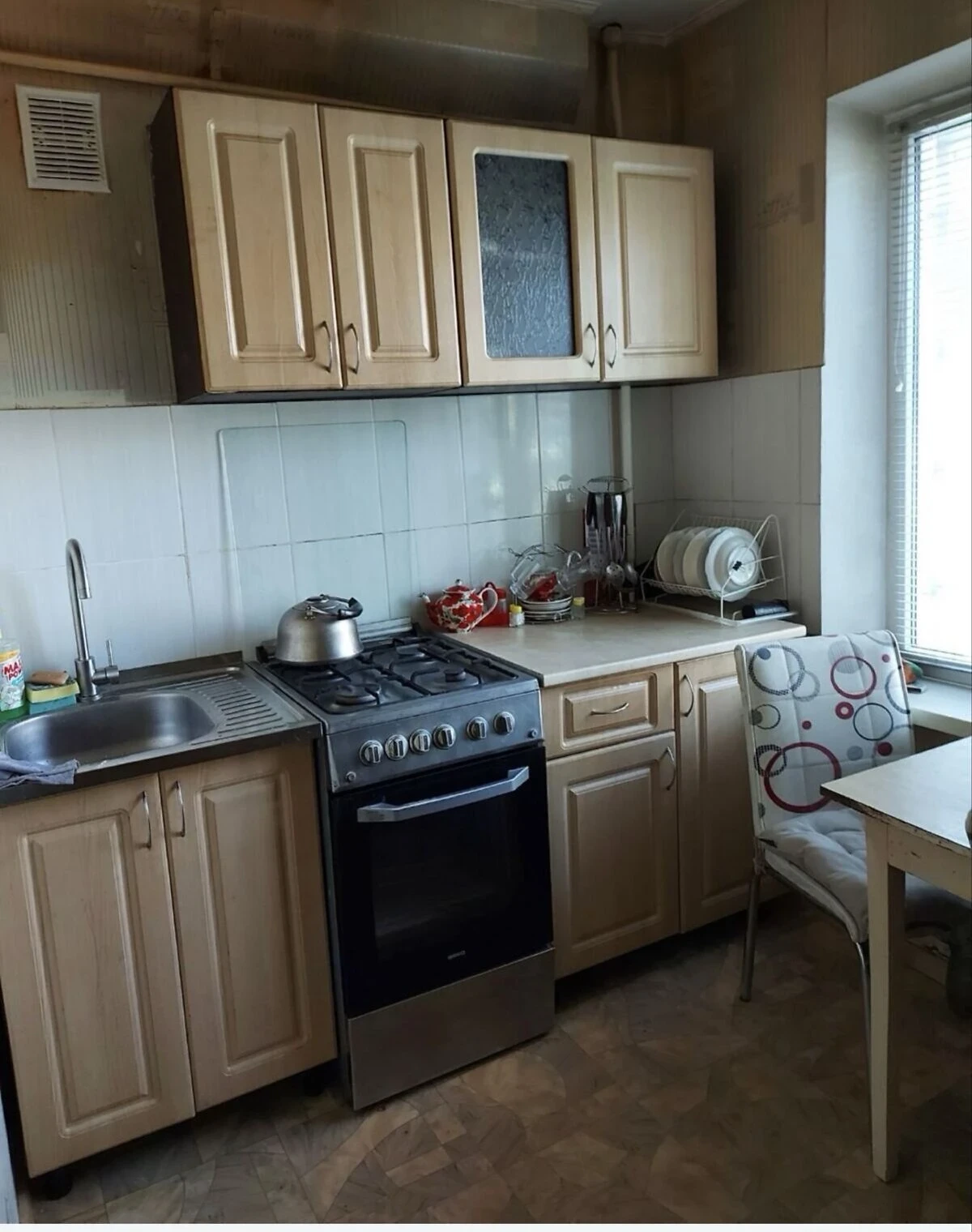 1-кімнатна квартира, Харчова: панельні стіни, без оздоблення - фото 3