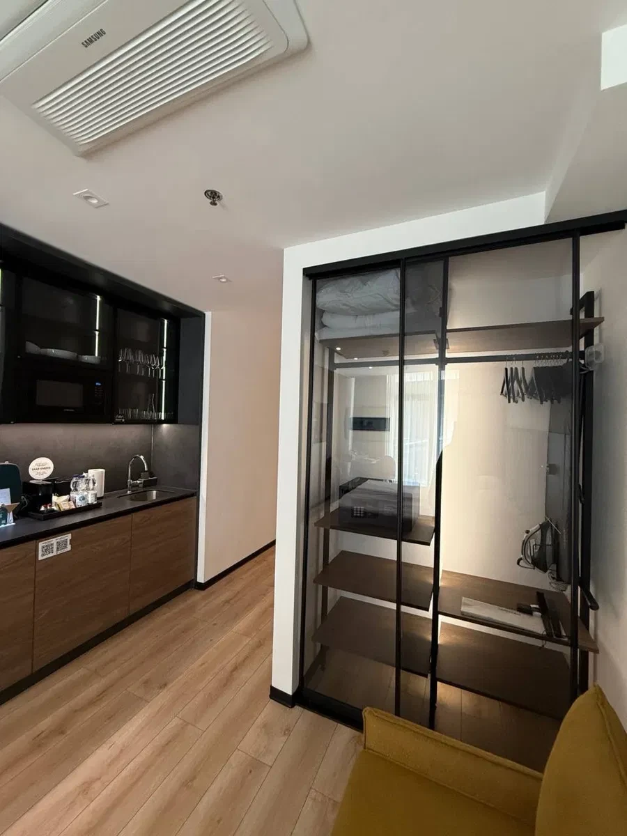 1-кімнатна квартира у ЖК Mountain Residence Hotel Wellness & Spa: балкон - фото 3